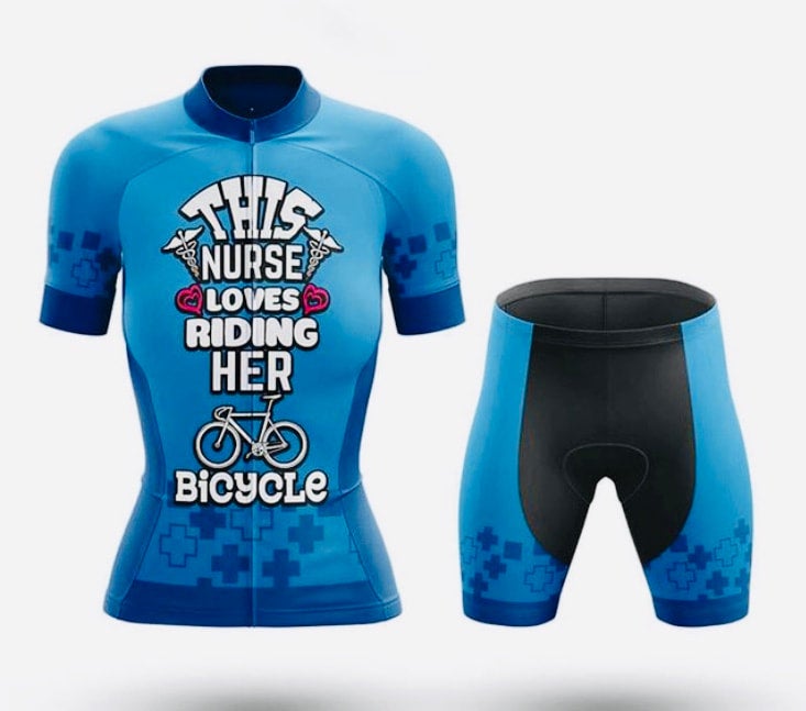 Kids Cycling Jersey Blue